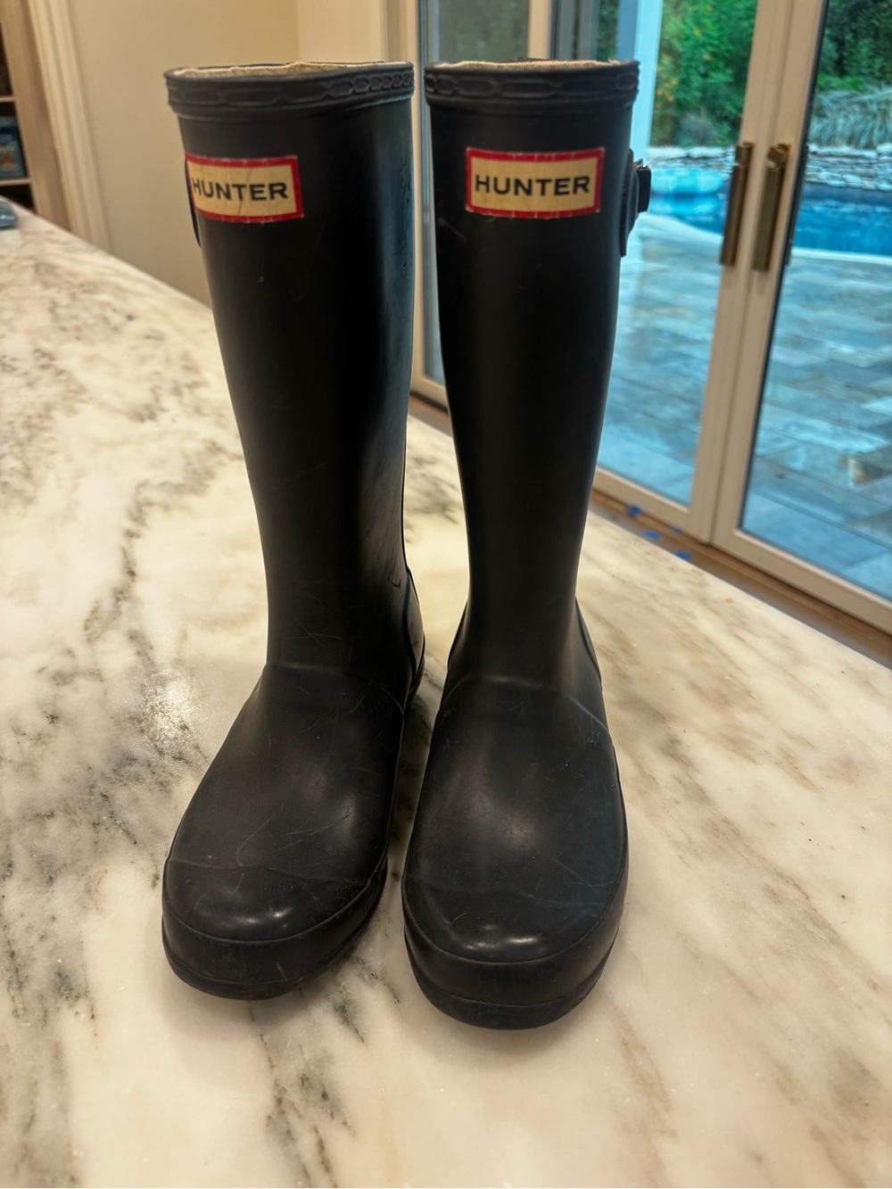 Hunter Women’s Black Tall Rain Boots